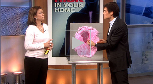 Dr. Oz talks about Radon — video segment on the cancer risk in your home